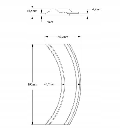 Dekor P8030C narożnik Orac Decor listwa ścienna pasuje do P8030 sztukateria