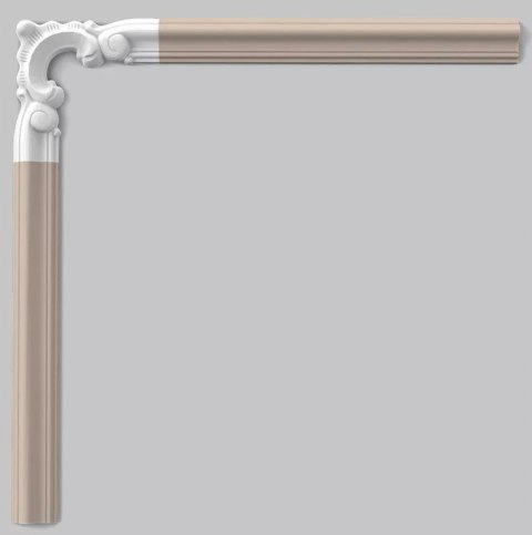 Dekor P8030D narożnik Orac Decor listwa ścienna pasuje do P8030 sztukateria