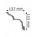 Listwa Creativa LGZ-07 gzyms zdobiony sufitowa ornamentowa wysokość 13.3 cm
