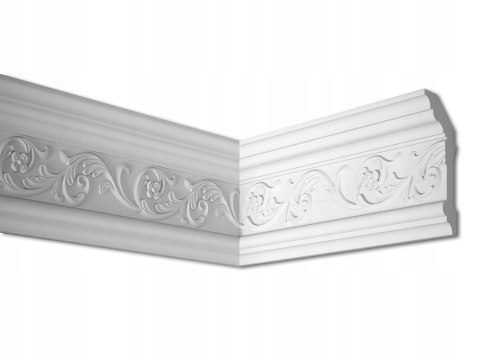 Listwa Creativa LGZ-08 gzyms zdobiony sufitowa ornamentowa wysokość 15.9 cm