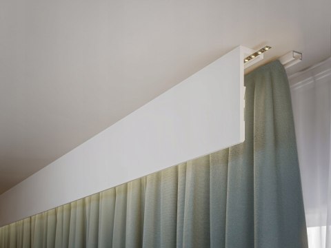 Listwa karniszowa CX217-2600 Orac maskownica o wysokości 15.5 cm dł. 260cm