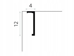 Listwa karniszowa QL035H Mardom wysokość 12cm listwa ma długość 300cm