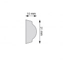 Listwa naścienna gładka Creativa LPC-58 wysokość 2.1cm