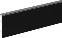 Listwa przypodłogowa lakierowana czarna RAL9005 PVC STL80 Creativa 220cm