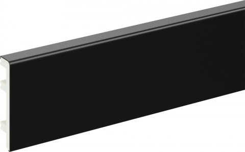 Listwa przypodłogowa lakierowana czarna RAL9005 PVC STL80 Creativa 220cm