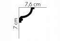 Listwa sufitowa MDA121 Mardom Decor ozdobna wysokość 7 cm