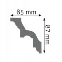 Listwa sufitowa gzyms zdobiona LGZ-01 Creativa wysokość 8.7cm