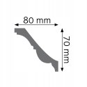 Listwa sufitowa gzyms zdobiona LGZ-04 Creativa wysokość 7 cm