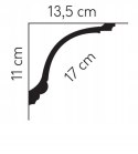 Listwa sufitowa ozdobna ornamentowa wysokość 13,5cm Mardom Decor MDA040