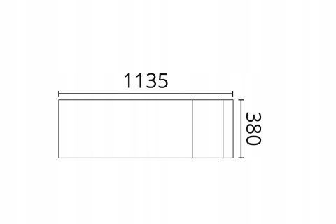 Panel ścienny 3D SCURETTO NMC 113,5x38cm Arstyl do malowania