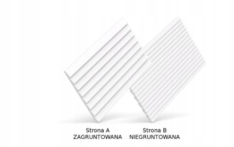 Panel ścienny 3d Orac Decor WX204 2600 Ripple ryflowany dwustronny lamele