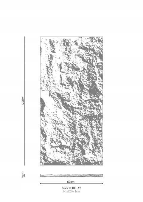 Panel ścienny Santero A2 Stone Touch imitacja kamienia 120 x 60 x 4cm