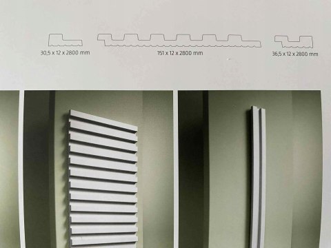 Lamele ścienne dekoracyjne THALIA 01 Murso nowość długość 280 cm panele