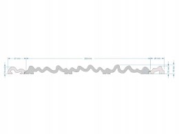 Lewe zakończenie WP005LTP Aria panela ściennego Mardom Decor 200cm biała
