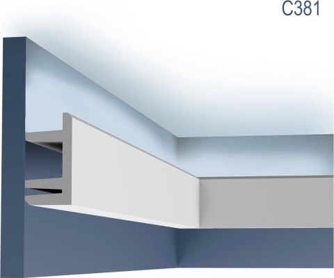 Listwa oświetleniowa przysufitowa LED C381 wysokość 9,5 cm Linear Led