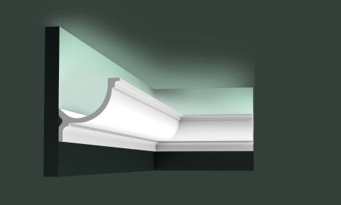 Listwa oświetleniowa sufitowa led C902 Orac dekoracyjna wysokość 10.3cm