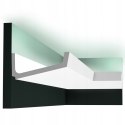 Listwa przysufitowa oświetleniowa C352 Orac Decor Flat LED wysokość 7.6cm