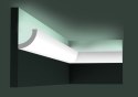 Listwa przysufitowa oświetleniowa C362 Orac Decor Curve LED wysokość 5cm
