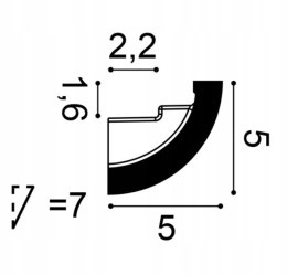 Orac Decor C362 CURVE listwa przysufitowa oświetleniowa