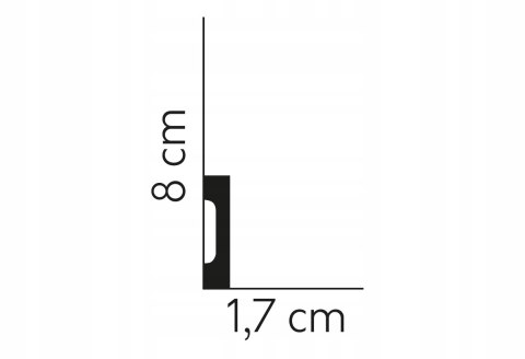 MD008E obramowanie drzwi Mardom Decor wysokość 8cm