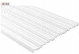 Panel ścienny 3D Aria WP005P kolor biały wysokość 270cm Mardom Decor