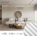 Panel ścienny 3D WP003P Vivid kolor RAL9003 Mardom Decor 270cm ryflowane