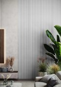 Panel ścienny 3D WP003TP kolor RAL9003 VIVID Mardom Decor 200cm ryflowane