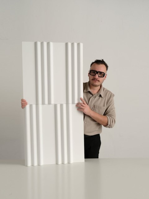 Panel ścienny dekoracyjny Trento 3d Puresense 60x60cm Murso Creativa