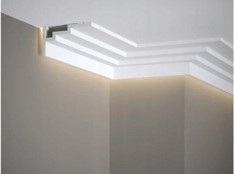 QL025 listwa sufitowa oświetleniowa LED karniszowa wysokość 11cm Mardom