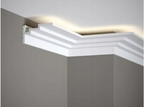 QL025 listwa sufitowa oświetleniowa LED karniszowa wysokość 11cm Mardom