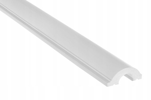 WP001RTP Mardom DUNA prawe zakończenie RAL9003 panela ściennego 3D 200cm