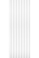 WP001TP malowany na biało RAL9003 panel 3D Duna Mardom ryflowany 200cm