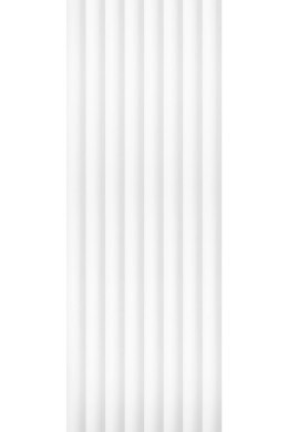 WP001TP malowany na biało RAL9003 panel 3D Duna Mardom ryflowany 200cm