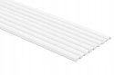WP001TP malowany na biało RAL9003 panel 3D Duna Mardom ryflowany 200cm
