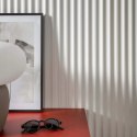 WP002P LUMIO kolor biały Mardom Decor panele ścienne 3D 270cm ryflowane