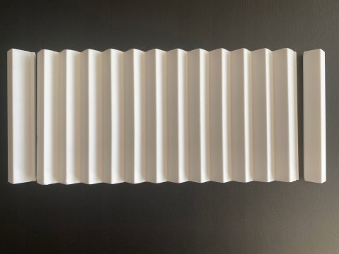 WP003T VIVID panel ścienny ryflowany wodoodporny długość 200cm Mardom