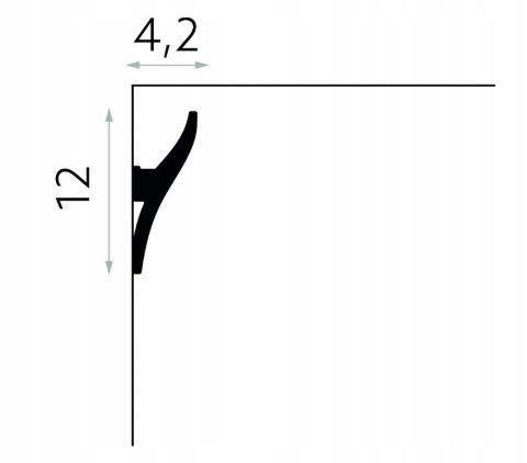 Listwa oświetleniowa PolyForce QL010 wysokość 12cm sufitowa