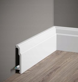Listwa przypodłogowa MARDOM DECOR MD363P H-10.6cm - RAL9003