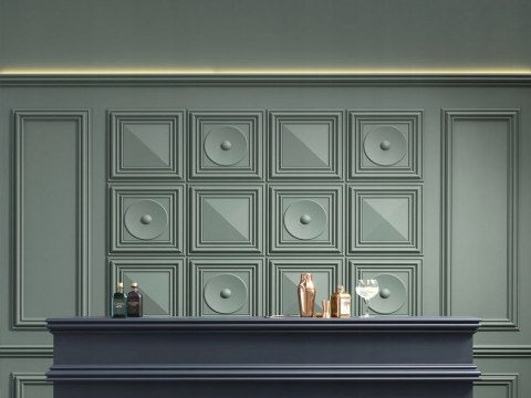 Listwa przysufitowa C324 Orac dekoracyjna oświetleniowa wysokość 8.3cm