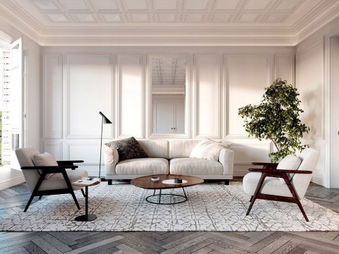 Listwa przysufitowa C324 Orac dekoracyjna oświetleniowa wysokość 8.3cm