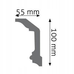 Listwa przysufitowa LGG-13 CREATIVA wysokość 10cm