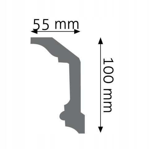 Listwa przysufitowa LGG-13 CREATIVA wysokość 10cm