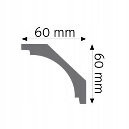 Listwa przysufitowa LGG-15 H-6.0cm CREATIVA