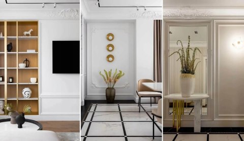 Listwa przysufitowa ORAC DECOR C338A BA'ROCK H-18,4cm gzyms ozdobny