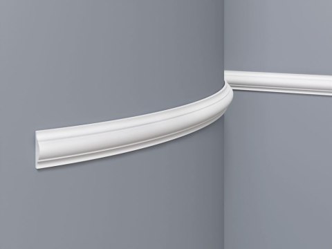 Listwa ścienna CREATIVA LNG-09F wysokość 4.0 cm elastyczna naścienna