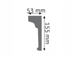 Listwa ścienna CREATIVA LNG-11 H-15.5 cm