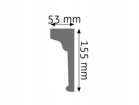 Listwa ścienna CREATIVA LNG-11 H-15.5 cm