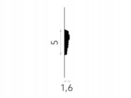 Listwa ścienna MDC255 H-5.0cm MARDOM DECOR ornamentowa