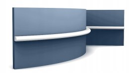 Listwa ścienna Orac Decor - PX209F RIBBON H-1.0cm