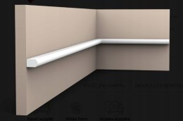 Listwa ścienna PX209 RIBBON ORAC DECOR wysokość 1cm